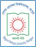 Begum Rokeya University logo